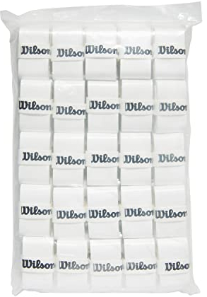 Overgrip Wilson Pádel Pro, Paquete de 12, Blanco