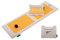 Fitem - XL Akupressurmatte mit Kissen - 100% natürliche Kokosfüllung - Massage - lindert Rücken und Nackenschmerzen - Ischias - Muskelentspannung - Entspannung und reduziert Schlaflosigkeit …