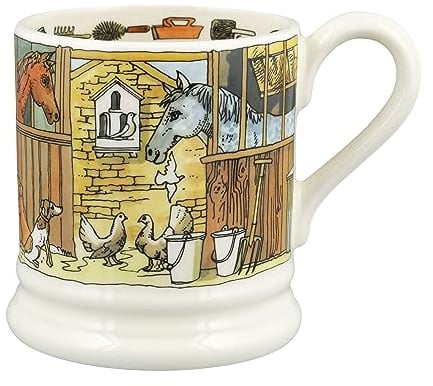 Emma Bridgewater Down at The Stables 1/2 Pint Mug