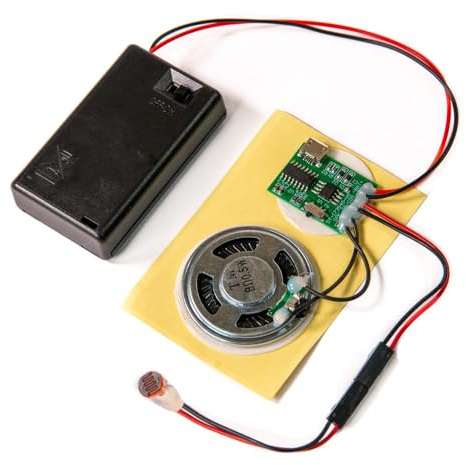 Talking Products, MP3 Sound Chip Module, 4MB Memory, with AAA Battery Box. Create Your own Personalised Musical Model or Gift (Light Sensor)