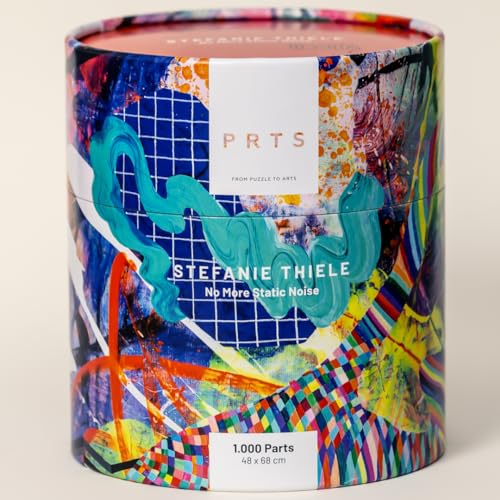 Puzzle Kunst 1000 Teile - Puzzle Erwachsene - Made in Germany - No More Static Noise by Stefanie Thiele - Kunst aus Hamburg