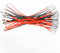 24pcs Female Spade Crimp Terminal,6.3mm and 4.8mm Red & Black Quick Splice Connector Plug Wire, Female Spade Terminal Wire Cables with Insulating Sleeve for Electrical Wiring