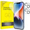 JETech Full Coverage Screen Protector for iPhone 14 Plus 6.7-Inch with Camera Lens Protector, Tempered Glass Film, HD Clear, 2-Pack Each