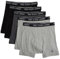 Polo Ralph Lauren Herren-Boxershorts, klassische Passform, Baumwolle, 5 Stück, 2 Andover Heather/Madison Heather/2 Polo Black, X-Large