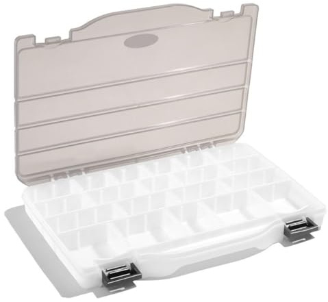 SpinMad Box Large - Kunstköderbox für Spinjigs, Tacklebox für Spinner, Spinnerbox, Angelbox für Raubfischköder