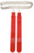 Public Sports Flaggen-Fußballgürtel – 2 Flaggen – einzeln, Rot/Ausflug, einfarbig (Getaway Solids), One size fits most / Red