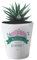 CADEAUX.COM Blumentopf mit Blumenmotiv, 10 cm – Beste Mama du Monde – Keramiktopf – Geschenk für Geburtstag Mama – Geschenkidee für Mama – Geschenk zum Muttertag – Geschenk für Damen