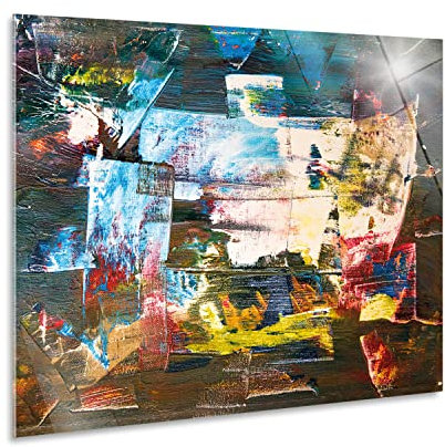 Giallobus - Impression sur Toile - Brad Zimmerman - sous-Marine - Verre Acrylique - 100x70 - Prêt à accrocher - Peintures pour la Maison