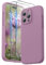 SURPHY Design for iPhone 15 Pro Max Case, Liquid Silicone [2 x Screen Protectors & 1 x Lanyard] Protection for Each Lens Shockproof Cover for iPhone 15 Pro Max 6.7 inch 2023, Lilac Purple