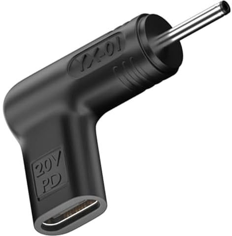 100W PD USB C auf DC Adapter 3.0 x 1.1mm, USB C Buchse auf 19V DC Stecker, Typ USB C auf 3.0 x 1.1mm Adapter gemacht für Samsung Acer Laptop Serie