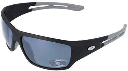 Gamswild WS7127 Sportbrille Sonnenbrille polarisiert Fahrradbrille Skibrille Mode Brille Damen Herren Unisex | grau | schwarz| blau |, Farbe: Schwarz