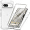 XINNI Coque pour Google Pixel 8 Antichoc Housse avec Protège écran, 360 Degrés Full Body Etui Solide Double Face Bumper Portable Transparent Housse,Cristal