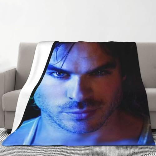 CAALO Kuscheldecke Flauschig TV-Show Decken tvd Decke Wolldecke Deko Decke Film Fleece Decke für Kinder/Erwachsene (D,150x200 cm)