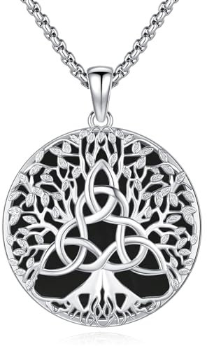 Eusense Tree of Life Necklace Tree of Life Pendant Tree Chain Family Jewellery Gift for Women