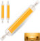 MZIEIU R7S LED 118mm Dimmbar Lampen,LED Glühbirne Warmweiß 3000K 2000LM,20W LED COB 118mm Ersatz für 200W J118mm Halogenstab,360°Abstrahlwinkel LED Stab,AC 220-240V,Kein Flackern,2er Pack