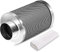 TRITAM 4-Luftkohlefilter Zur Geruchskontrolle, Umkehrbarer Flansch, Inklusive Vorfilter, Geruchswäscher-Set für Grow-Zelträume