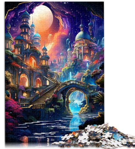 1000-teiliges Puzzle-Spielzeug, Bali, für Erwachsene und Kinder ab 12 Jahren, Holzpuzzle, für Familienspaß und Spieleabende, Größe: 50 x 75 cm