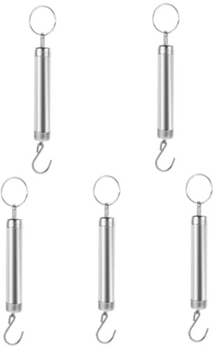 Ciieeo 5 Pezzi Essenziali Da Viaggio Bilancia Digitale Per Bagagli Con Gancio Bilancia Portatile Per Pesare Borse E Bagagli Per Viaggi Sicuri