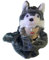 Banziaju Winter Warmer Hut Wolf Tierhaube Huthittels Handschuhe Schal Pelzige Hoodie Winter Warm Hut