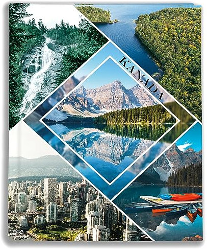 Urlaubsfotoalbum: Kanada, Fototasche für Fotos, Taschen-Fotohalter für lose Blätter, Urlaub Kanada, Handgemachte Fotoalbum (10x15 | für 200 Fotos)