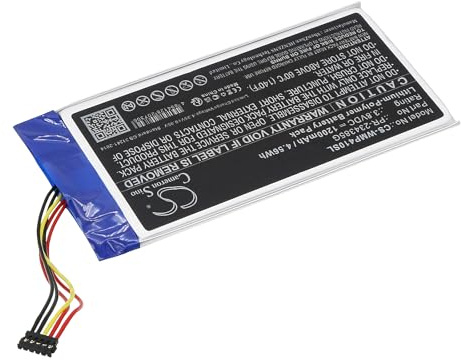 TCTK Akku 1200mAh Kompatibel mit [Wacom] CTL-4100/K0-C, CTL4100, CTL6100, CTL6100WL Ersetzt PR-234385G