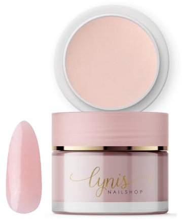 Acrylpulver für Nägel 28g, Cover Peach Aprikot, Warmer Pfirsichton für natürliche Nagelbettabdeckung & elegante Modellage, Ideal für French Nails & Ausgleich, Deutsche Marke, Lynis-Nailshop.de