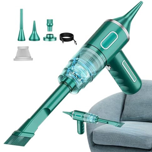 Aspirateur souffleur d'air électrique - Nettoyeur sans fil avec batterie longue durée | Duster multifonction dépoussiérage nettoyage efficaces vos appareils électroniques et espaces difficiles d'accès