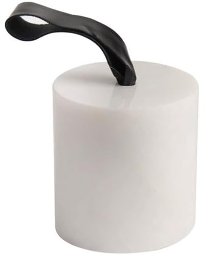 Italian Minimalist Hotel Door Stop, Marble Heavy Duty Door Wedge, Portable Floor Ornament With Hanging Rope, Housewarming Gift(White color)