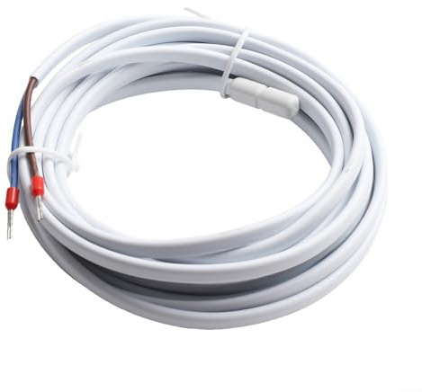 Electric Underfloor Heating Thermostat Temperature Sensor Probe 3 Metre Cable IP68 Waterproof for Floor Pipe Indoor Outdoor Use with Thermoplastic Housing High Rigidity