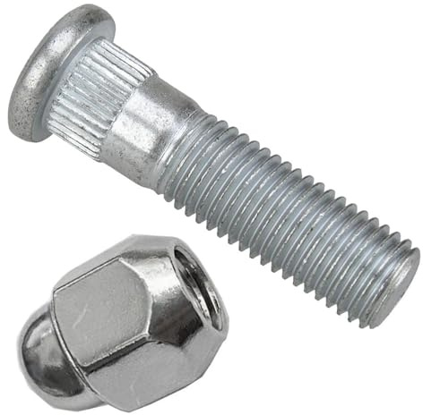 Radbolzen- und Radmuttern-Set mit Zierleistenclips passend für Kia K2, für K3, für K4, für K5, für Hyundai IX25, für IX35, für Sonata, für Elantra und Verna.