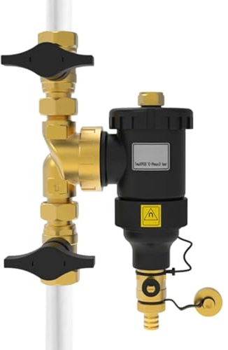 Wasserfilter für Heizkessel, Wandabscheider mit Gewinden, DN20/Dn32, Industrie-Wasserfilter für Kessel, zur Reinigung von Zentralheizungssystemen