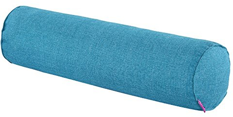 Nunubee Schwangere Kissen, zylindrisch, Mutterschafts- und Körperkissen, Sofakissen, Lendenkissen, Seitenkissen, Pfauenblau, 15 x 60 cm