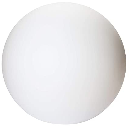 Boule en verre avec trou Plusieurs tailles Abat-jour en verre opale blanc mat Verre de rechange Abat-jour boule en verre, Blanc., Ø 250mm