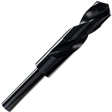 22mm Foret HSS Forgeron, HSS à Queue Réduite Foret Steel Twist à Grande Vitesse Pour Aluminium, Acier, Bois, Plastique, Métaux non Ferreux. Forets Metaux