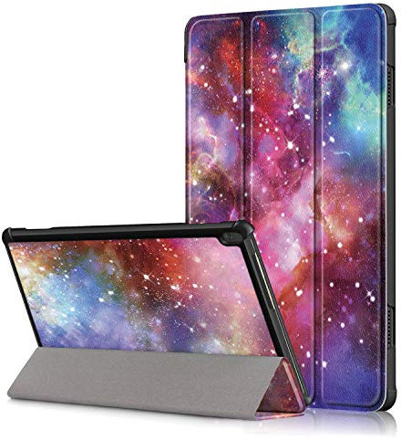 Xuanbeier Custodia Ultra Sottile Compatibile con Lenovo M10 (TB-X505F TB-X505L TB-X605F TB-X605L), Custodia da Appoggio per Lenovo M10 10.1 Pollici,Galaxy