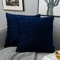 Yamonic Kissenbezüge Set Samt Soft Dekorative Kissen Fall für Sofa Schlafzimmer 45cmx45cm 2er Pack für Couch Bett Sofa Stuhl Schlafzimmer Wohnzimmer, Navy blau