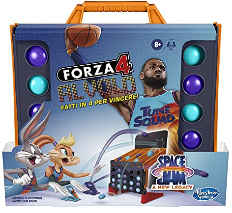 Hasbro Gaming Stärke 4: Space Jam A New Legacy Edition, Zwei oder mehr Spieler, Spiel für Kinder ab 8 Jahren, F2687103