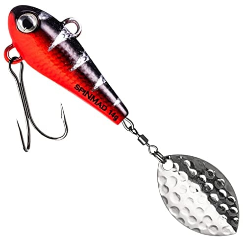 SpinMad Jigspinner 14g - Spinnköder, Farbe Lieblingsköder:Black Perch