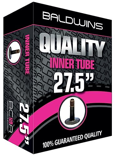 27.5 Baldwins Cycle/Bike Inner Tube 27.5 x 1.75 to 2.125 (Fits any 1.75, 1.85, 1.90, 1.95, 2.0, 2.10, 2.125) Schrader/Car Type Valve