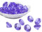120 Stück Acryl Diamanten Dekosteine,Acryl Diamant Edelsteine Streudeko Tischdeko Acrylschmuck für Hochzeit Geburtstag Weihnachten Party Vasenfüller Piratenparty Schatzsuche Dekoration,Violett