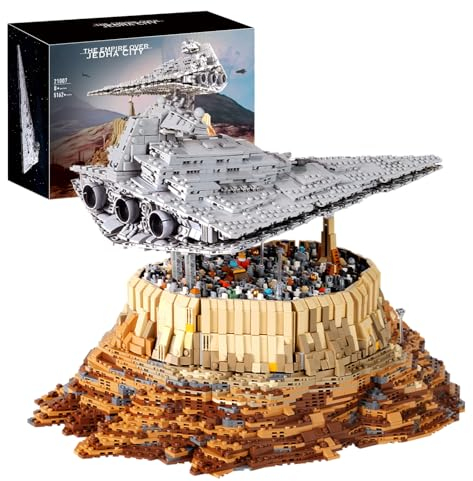 SHHFWU 21007 Star Destroy Raumschiff-Spielzeug, 5162 Teile UCS Imperial Sternenzerstörer MOC Klemmbausteine Bauset Kompatibel mit Supersternzerstörer