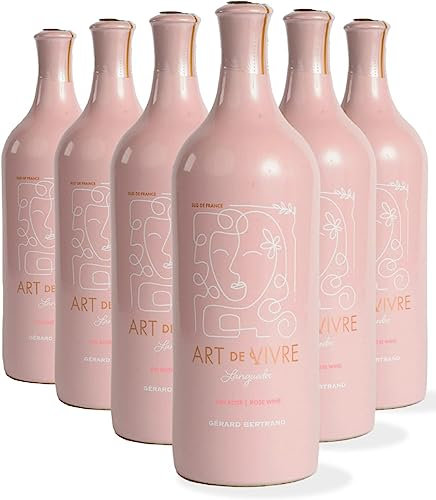 Art de Vivre vin rosé AOP Languedoc lot 6 bouteilles 75cl