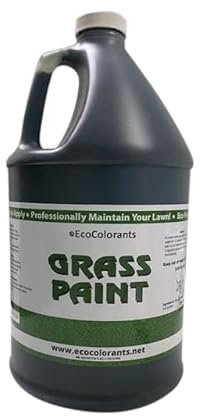 EcoColorants Concentrated Green Grass Paint - 128 oz (Gallon) Lawn Paint for Dry, Patchy or Dormant Grass - Covers up to 4,000 Square Feet - Natural, Vibrant, Easy to Apply Turf Colorant