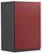 Vicco Hängeschrank R-Line, hängender Küchenschrank, Rot/Anthrazit, 40 cm J-Shape