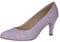 Caprice Damen Pumps aus Leder mit Trichterabsatz, Lila (Lavender Nappa), 40.5 EU