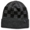 Alpinestars Unisex Checked Beanie Hat, Charcoal Heather/Black, Einheitsgröße
