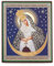 NKlaus Der Barmherzigen Muttergottes, Ostrobrama Holz Ikone 10x12cm christlich 13922