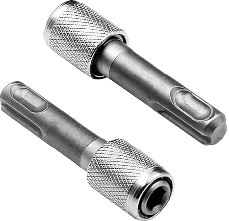 Adaptador portapuntas, accesorios taladro, herramienta de conversión, Broca hexagonal de cambio rápido, SDS-Plus 6,35 mm (1/4),Adaptador para taladro de percusión.