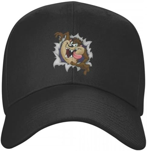 Baseballkappe Snapback Sonnenhut personalisierbar Tasmanian D Baseballkappe Damen Herren atmungsaktiv Taz Cartoon Comic Männer und Frauen