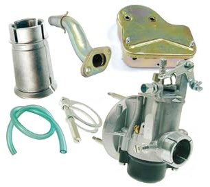 KIT CARBURATORE 19-19 COMPLETO DELLORTO 50 SPECIAL/L N R NUOVO CON FILTRO IN FERRO